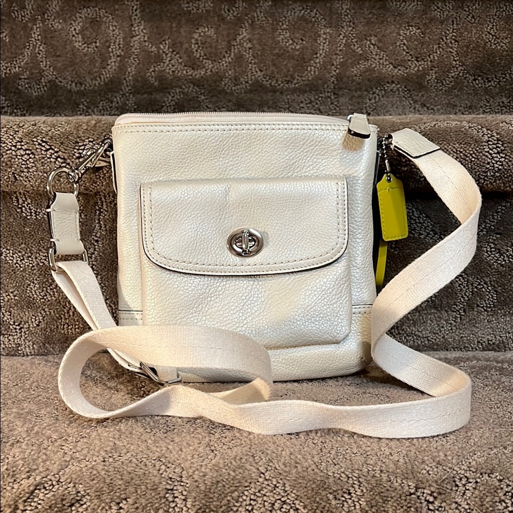 Coach Elegant Cream Crossbody Bag